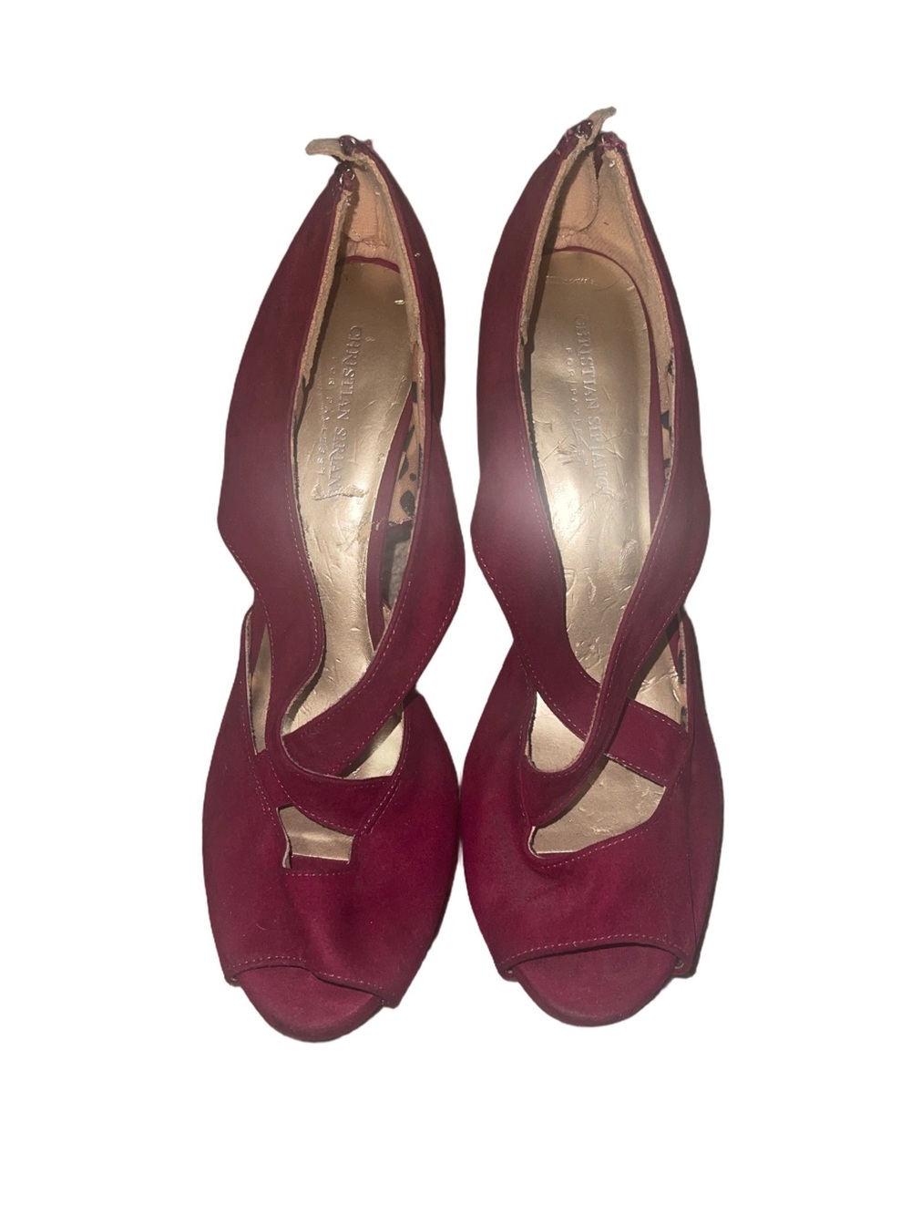 Women's Cutout Peep-Toe Heels